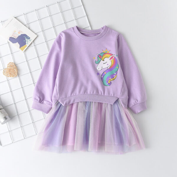 Vestido de Princesa Unicornio - Imagen 2