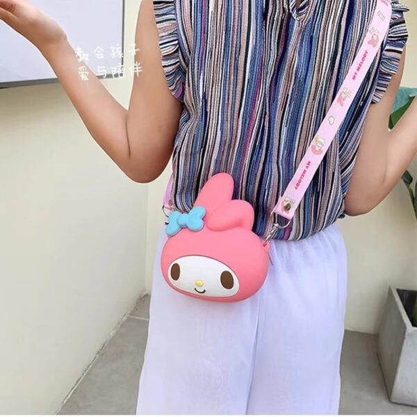 Bolso Bandolera Kawaii Sanrio Kuromi - Imagen 5