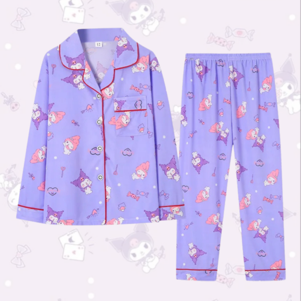 Pijamas Kuromi para Niñas - Set de 2 Piezas - Imagen 2